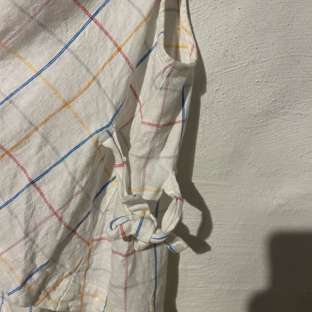 Madewell Side Tie Linen Tank - Picture 8 of 9